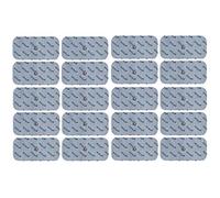 Set de 20 electrodos rectangulares de 10x5 cm axion | Para electroestimuladores TENS EMS compatible con Sanitas/VITALCONTROL y Beurer | Terapia del dolor