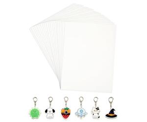 Set de 20 Láminas de Plástico Mágico A4 - Mate Transparente e Imprimible, plastico magico horno y plastico magico para manualidades, shrink plastic y shrink paper para proyectos DIY creativos