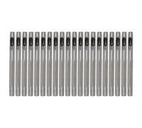 Set de 20 Piezas Sacabocados de Cuero, Acero al Carbono de Alta Dureza, Herramienta DIY para Perforar Agujeros Redondos de 5mm - Corte Preciso, Acabado Cromado Antióxido, Ideal (5mm)