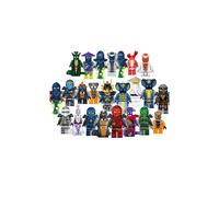 Set de 24 minifiguras ninja Kai Jay Sensei Wu Maestro Bloques de construcción Juguetes 24 piezas/set[ZHE]