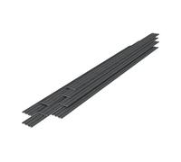 Set de 24x paneles de pared 3d brunssum 195x12,2 cm - efecto mármol gris [neu.holz]