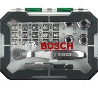Set de 26 piezas para atornillar con vasos de carraca bosch