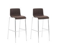 Set de 2x taburetes hoover tapizado en tela 100x43x48 cm