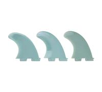 Set de 3 aletas de PVC para tabla de surf, aletas de surf tipo thruster para longboard y paddle board, kit de aleta de cola duradero con aleta central y aletas laterales para una