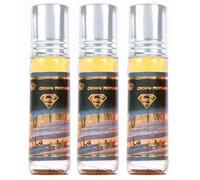Set de 3 Almizcle Musc SUPERMAN Al Rehab 6ML Perfumes de Mujer Perfumes Hombre Attar Perfume Sin Alcohol 100% de Aceite Almizcle Oud Roll on, NOTAS: Epicés Chaud, Frais, Oud, Boisé