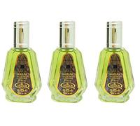 Set de 3 Almizcle Musk DAKAR Al Rehab 50ml Perfumes de Mujer Perfumes Hombre Attar Perfume Alcohol Desnaturalizado, NOTAS: Ámbar, Oud, Vainilla, Caramelo