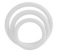 Set de 3 anillos para el pene - Blanco