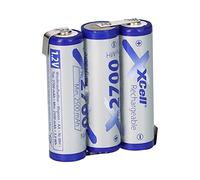 Set de 3 banderas AA Mignon 3,6 V 2700 mAh de alta corriente y carga rápida F1x3 XCell