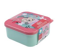 Set de 3 cajas para snacks anidadas de Minnie Mouse