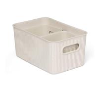 Set de 3 Cestas de Ordenación Tatay Baobab Ecohome Beige Plástico Reciclado