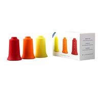 BellaBambi original Cupping-Set trio: sensitive, amarillo, + regular, naranja, + intense, rojo, diámetro34 mm