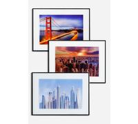 Set de 3 Cuadros de Cristal─ 40x30 cm