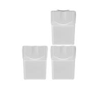Set de 3 cubos de basura KEDEN SORTIBOX para reciclado, gris ceniza, volumen 3x20L