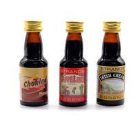 Set de 3 Esencias 25ml - Choklad + Coffee Liqueur + Irish Cream, No Contiene Alcohol
