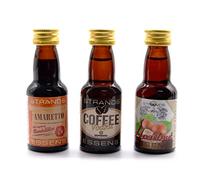 Set de 3 Esencias 25ml - Coffee Vodka + Hazelnut + Amaretto, No Contiene Alcohol