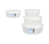 Set de 3 fiambreras tontarelli (0,5 - 1 - 2 l) ø 19,3 x 8,4 cm (3 unidades) coral