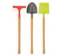 Set de 3 Herramientas de Jardín Infantil Ecoiffier 70 cm Pala, Azada y Rastrillo