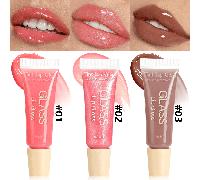 Set de 3 labiales tintados - Fórmula de , rellenador de larga duración, labial hidratante no , colores naturales recién exprimidos, kit portátil para el cuidado de para maquillaje diario y de