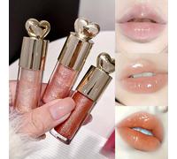 Set de 3 labiales - Y labial de vidrio hidratante y radiante, labial espejo , labial micro-iluminante impermeable y , regalo para de San Valentín, adecuado para festivales de de otoño