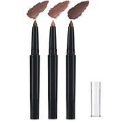 Set de 3 lápices de sombra ojos, lápices sombra ojos resistentes al agua, sombras con purpurina, maquillaje cremosos para delinear los (Style B)