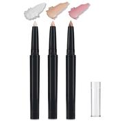 Set de 3 lápices de sombra ojos, lápices sombra ojos resistentes al agua, sombras con purpurina, maquillaje cremosos para delinear los (Style C)