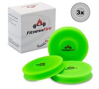 Set de 3 Mini Frisbee - El pequeño disco Frisbee vuela más de 60 metros - El nuevo deporte de moda - Alternativa al deporte Frisbee habitual - Verde