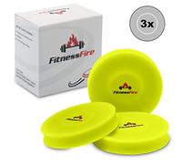 Set de 3 Mini Frisbee - El pequeño disco Frisbee vuela más de 60 metros - El nuevo deporte de moda - Alternativa al deporte Frisbee habitual - Amarillo