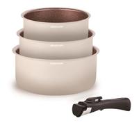 Set De 3 Ollas De Inducción 16-18-20cm ARTHUR MARTIN AM2655 + 1 Asa Extraíble