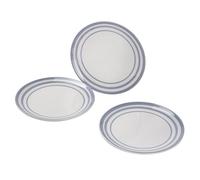 Set de 3 Platos de postre Ø19cm San Ignacio con Líneas Azules