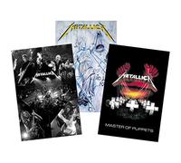 Set de 3 Pósters Metallica - Master/Justice/Live (61cm x 91,5cm)