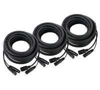 Set de 3 Pronomic Stage IECD-10 DMX Cable Híbrido C/DMX (Cable combinado para alimentación y señal DMX, longitud: 10 m) Negro