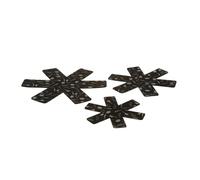 Set de 3 Protector de Macetas de Fieltro cm20/26/32 Negro