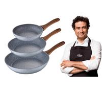 Set 3 Sartenes 22/24/26 Daimiel, Aluminio Forjado, Inducción