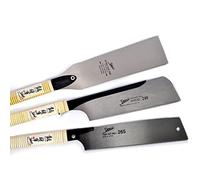 Set de 3 sierras japonesas Kataba de cola de zorro de 250 mm, Dozuki Ryoba