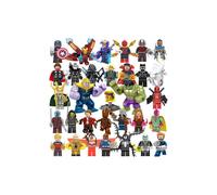 Set de 32 piezas de superhéroes de DC, minifiguras de los Vengadores, Iron Man, Loki, Thor, Thanos,