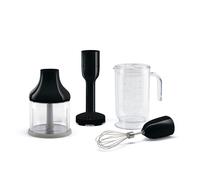 Set De 4 Accesorios Smeg Hbac11bl Negro Batidor Picadora Pasapurés Vaso