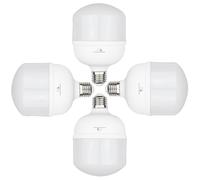 Maclean MCE Pack de 4 Bombillas LED E27 Bombillas LED Ángulo de Luz de 200 grados Alto Rendimiento Ultrabrillante (4x 48W, Blanco Frío)