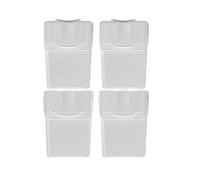 Juego de cubos de basura, Sistema de reciclaje, 4x20L, Color ceniza