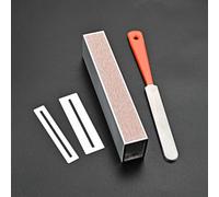 Set de 4 herramientas para lutier de guitarra - Incluye lima para coronar trastes, nivelador de trastes, barra niveladora y protector de diapasón - Kit esencial de mantenimiento - Color Foto