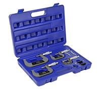 Set de 4 micrómetros 0-100mm Calibrador Micrómetro de exteriores Tornillo Palmer Medición Precisión