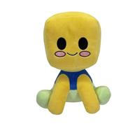 Set de 4 Peluches Blox Buddy, 25 cm, Muñecos Suaves Inspirados en Juegos, Coleccionables Kawaii para Niños y Gamers (Roblox Noob)