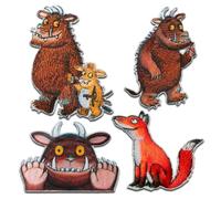 Set de 4 piezas Gruffalo - Parches Termoadhesivos Bordados Aplique Para Ropa, Tamaño: