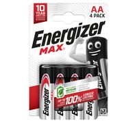 Set de 4 pilas Energizer Max AA