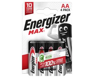 Set de 4 pilas Energizer Max AA