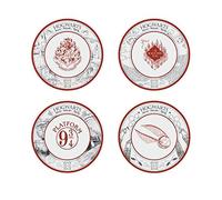 Set de 4 Platos Harry Potter - Hogwarts Universe