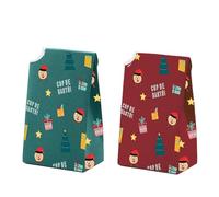 Set de 4 Sobres para Embalaje Fácil de Regalos Caga Tió Nadal Catalán Navidad, 26x32cm