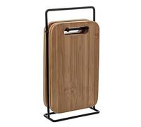 SET DE 4 TABLAS DE BAMBÚ CON SOPORTE