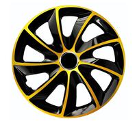 Set de 4 Tapacubos para Llantas de Acero NRM STIG Extra color dorado/negro