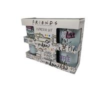 Set 4 Tazas Espresso Friends Cerámica 150 mls