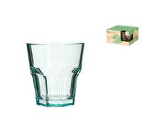 Set De 4 Vasos Casablanca De Vidrio Reciclado Transparente Cl 26,5